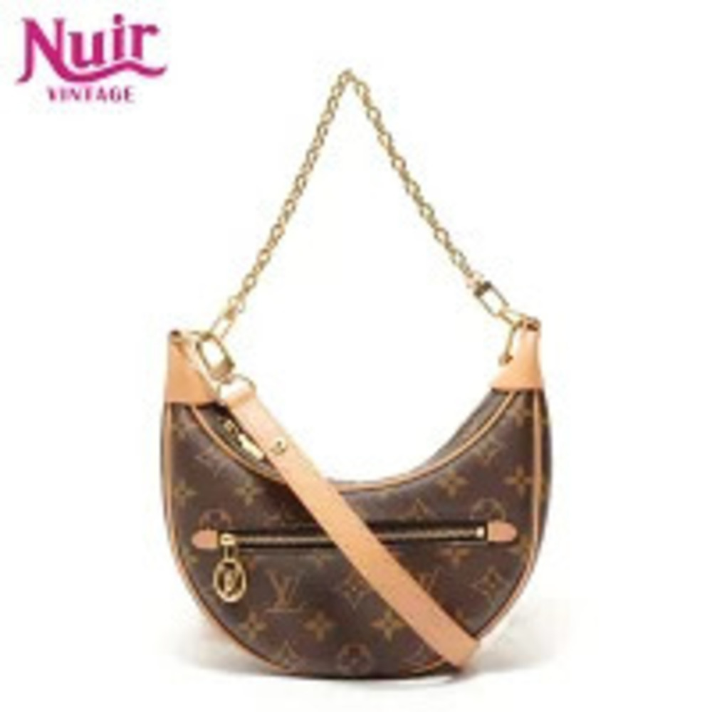 Louis Vuitton Loop Monogram Shoulder Bag Brown